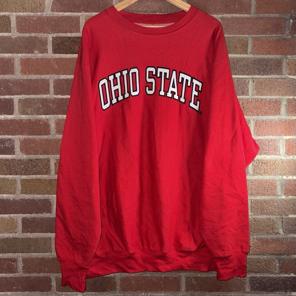Size XL - Steve & Barrys VTG Ohio State Long Sleeve Crewneck Pullover Sweatshirt